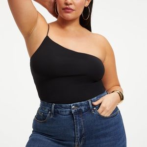 New Good Touch One Shoulder ‘90s Bodysuit from Good American